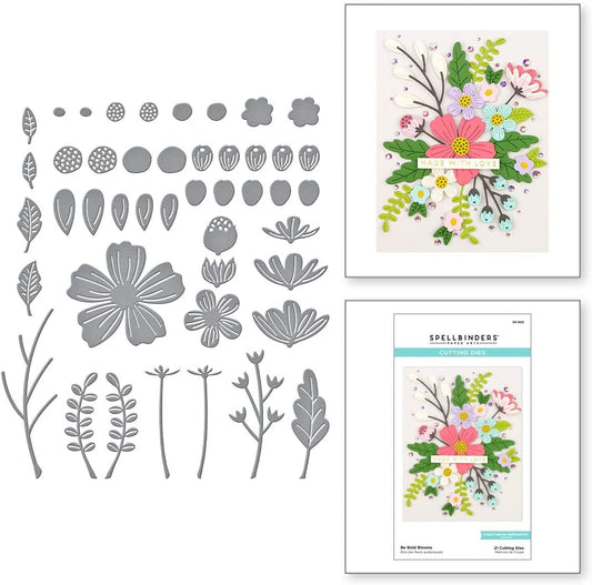 Spellbinders Be Bold Blooms Die Set - 21 Dies