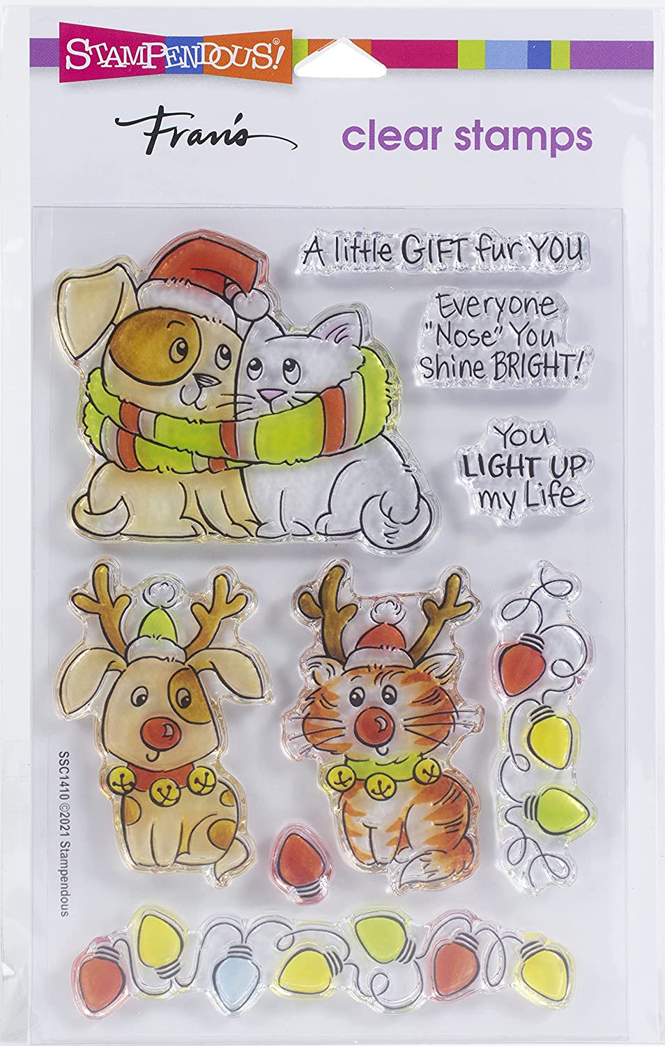 Stampendous Bright Nose Frame Clear Stamp Set