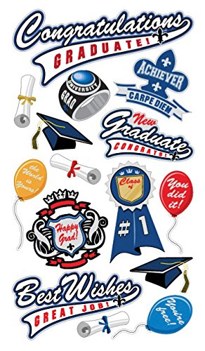 Congratulations Grad Sticko Graduation Stickers