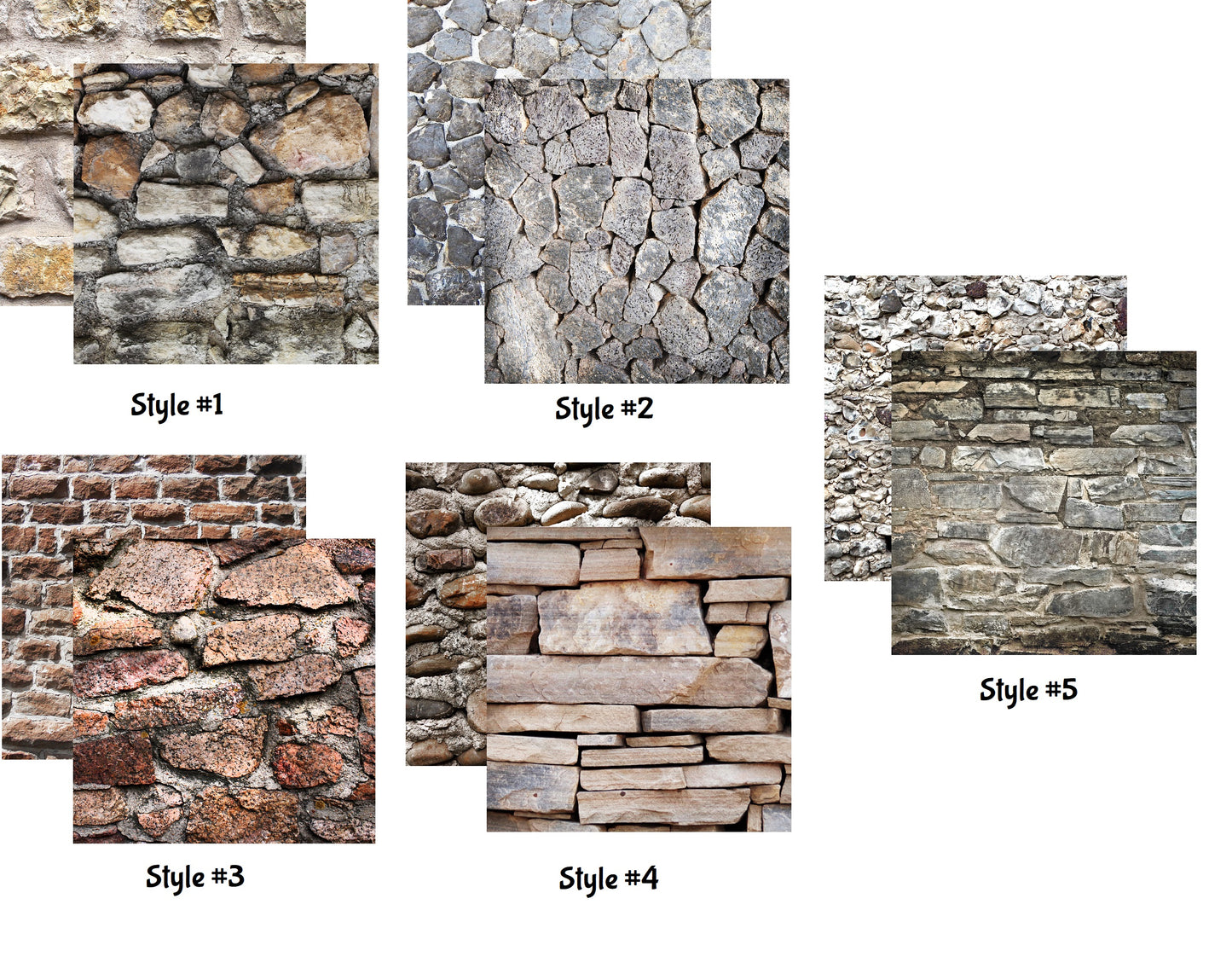Stone Walls Background Scrapbook Papers