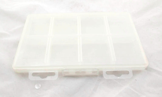 Clear Plastic Storage Case - 8 Sections