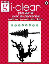 Studio G Reindeer and Tree Stamp Set