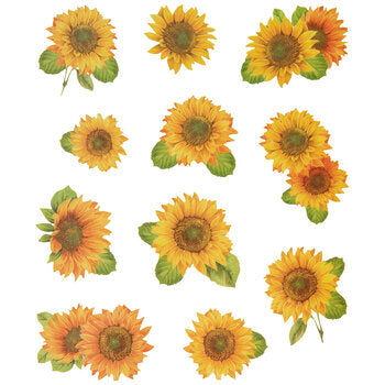 Sunflower Scrapbook Stickers