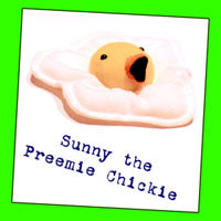 Sunny Preemie Chick Meanie Beanie