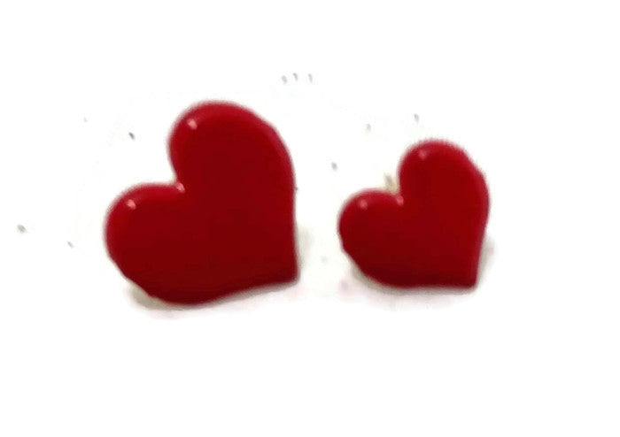 Red Sweetheart Heart Brads Bulk 50ct