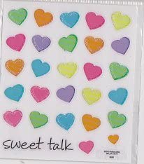 Sweet Talk Pastel Heart Stickers