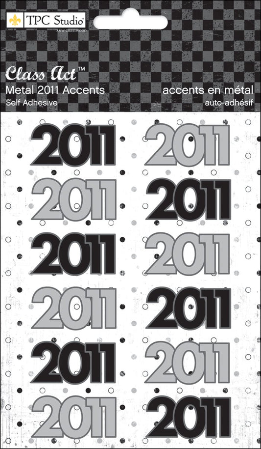 2011 Metal Accent Stickers by TPC