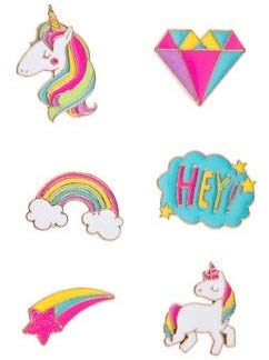 Unicorn Enamel Stickers