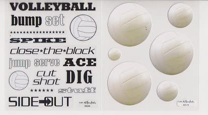 Volleyball Stickers Set