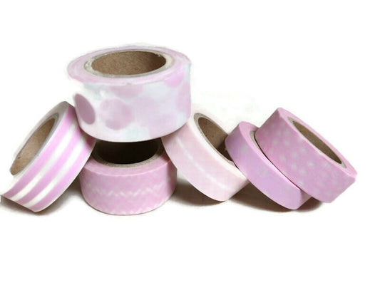 Pink Washi Tape Assortment Set