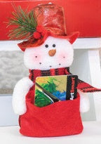 Christmas Snowman Giftcard Holder