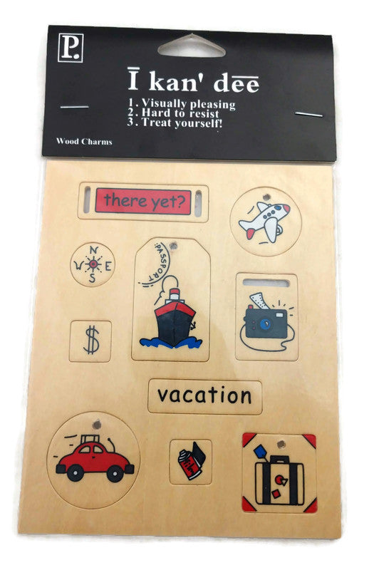 Travel Wood Stickers by Pebbles, Inc