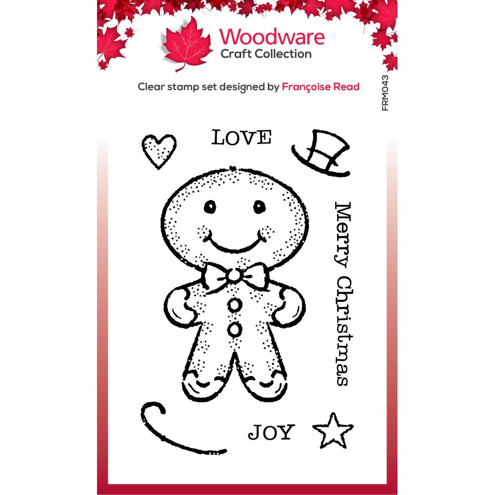 Woodware Gingerbread Man Stamp
